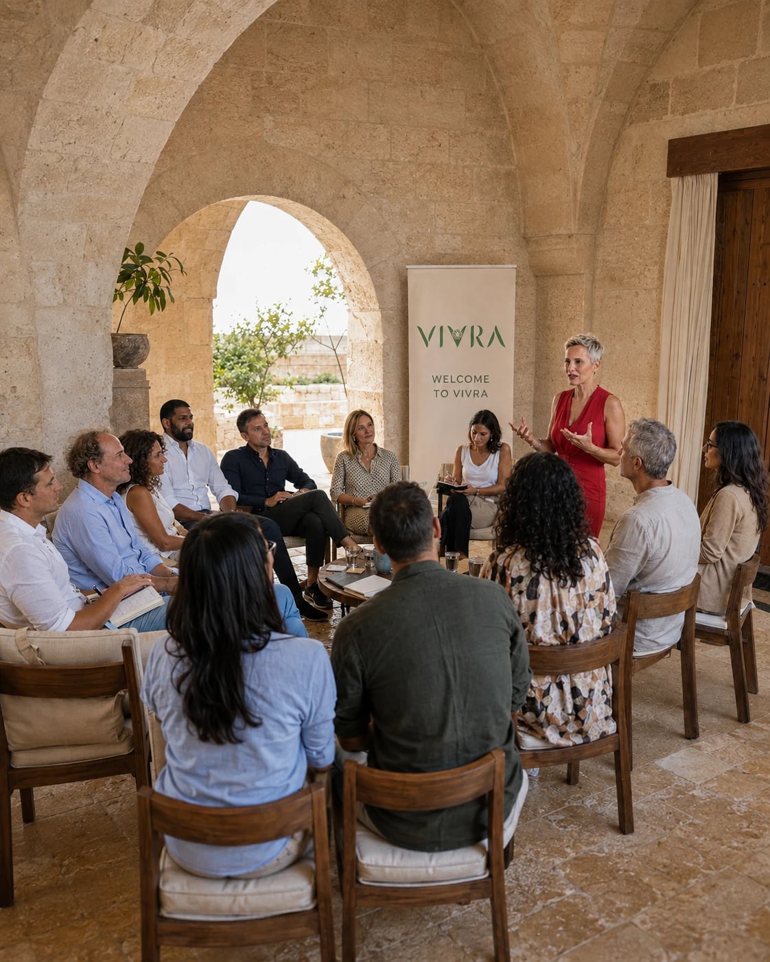 Sharon Cittone leading a VIVRA masterclass