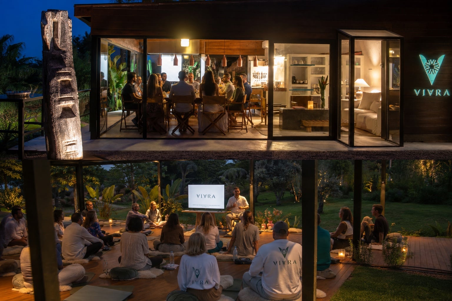 A VIVRA gathering at Can Aylma, Ibiza